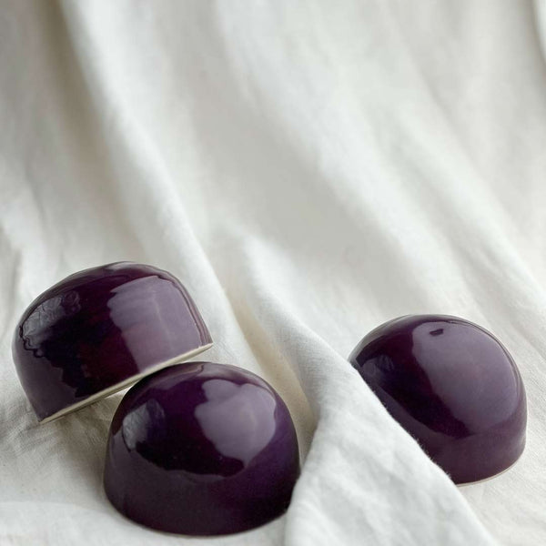 Ceramic Dome Eggplant