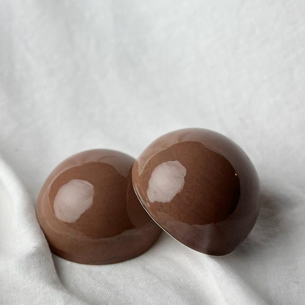 Ceramic Dome Speckled Plum