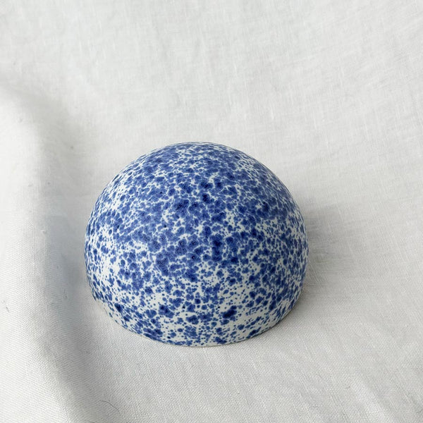 Ceramic Dome Blue Splatterware