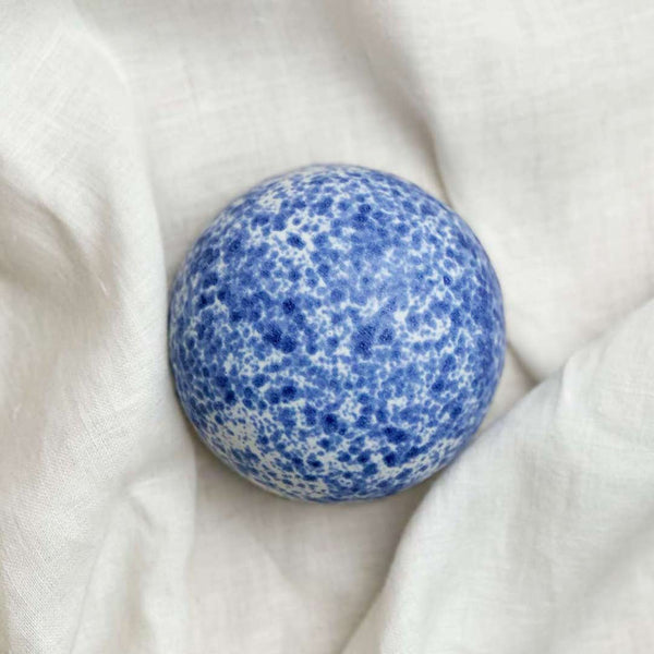 Ceramic Dome Blue Splatterware
