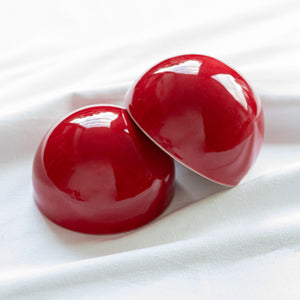 Ceramic Dome Glossy Red