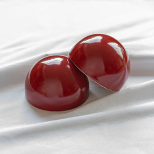 Ceramic Dome Wine Red