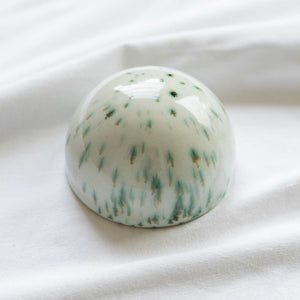 Ceramic Dome Green Jasper