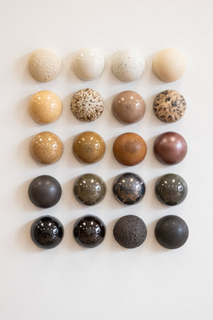 Earthy Hues to Soft Neutrals Ceramic Dome Set (20)