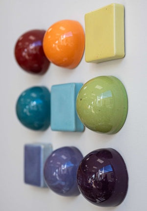 Ceramic Dome Rainbow Mixed Set (9)