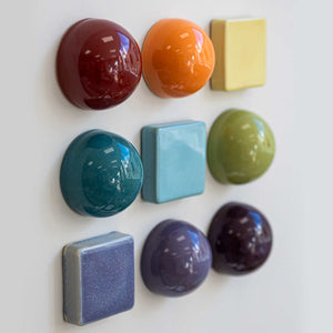 Ceramic Dome Rainbow Mixed Set (9)