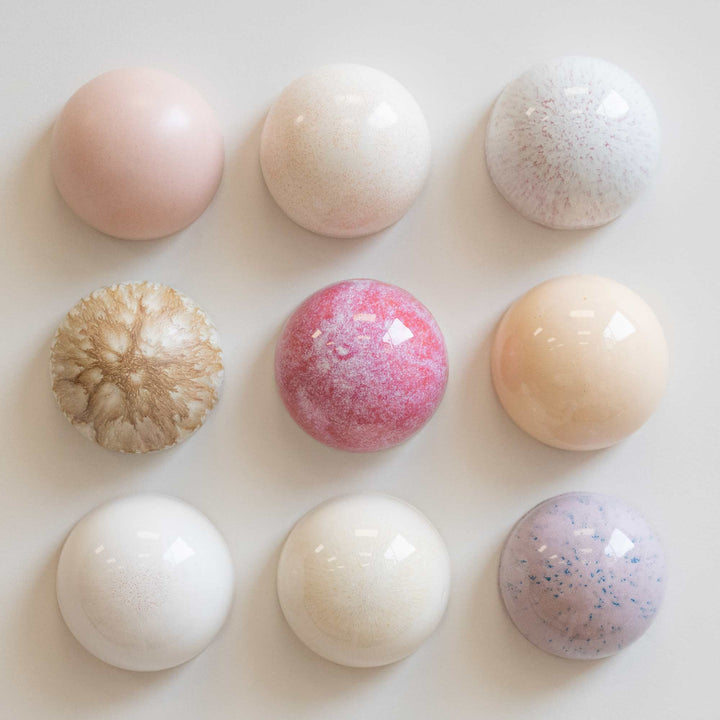Ceramic Dome Blush Mineral Collection (9)