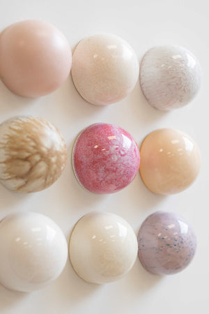 Ceramic Dome Blush Mineral Collection (9)