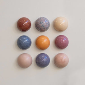 Ceramic Dome Vibrant Sunsets Set (9)