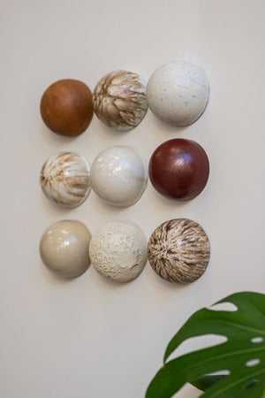 Ceramic Dome Bone & Earth Set (9)