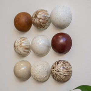 Ceramic Dome Bone & Earth Set (9)