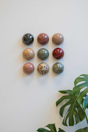 Ceramic Dome Clay & Moss Set (9)