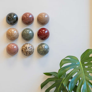 Ceramic Dome Clay & Moss Set (9)
