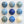 Ceramic Dome Blue Summer Set (9)