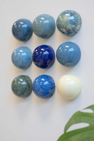 Ceramic Dome Blue Summer Set (9)