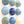 Ceramic Dome Blue Summer Set (9)