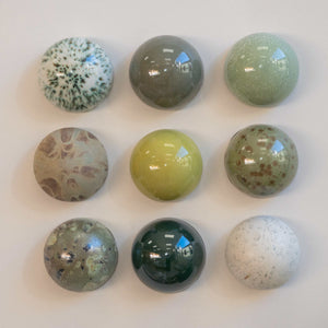 Ceramic Dome Moss & Stone Set (9)