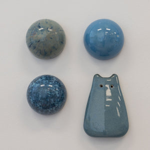 Stoned Denim Ceramic Wall Creature