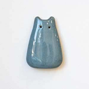 Stoned Denim Ceramic Wall Creature