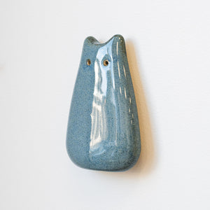 Stoned Denim Ceramic Wall Creature