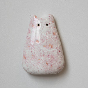 Strawberry Milkshake Ceramic Wall Creature