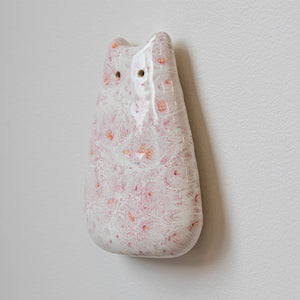 Strawberry Milkshake Ceramic Wall Creature