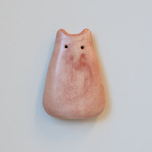 Rose Quartz Ceramic Wall Creature