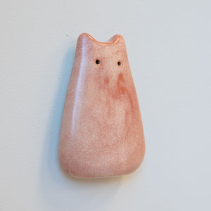 Rose Quartz Ceramic Wall Creature