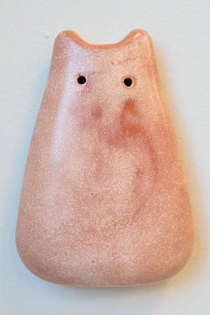 Rose Quartz Ceramic Wall Creature