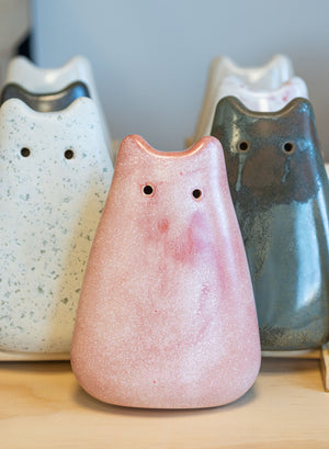 Rose Quartz Ceramic Wall Creature