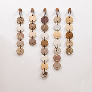 Soft Nuetrals Daisy Chains Display of 5