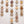 Soft Nuetrals Daisy Chains Display of 5