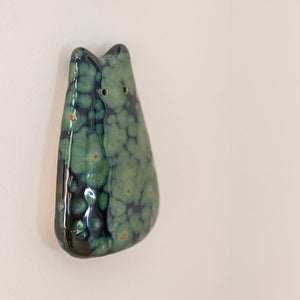 Olive Float Ceramic Wall Creature