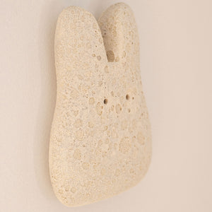 Light Magma Ceramic Wall Bunny