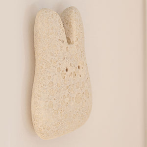 Light Magma Ceramic Wall Bunny