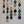 Ocean Blue Daisy Chains Display of 5