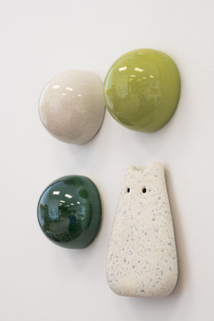Meadow Ceramic Dome Set With Creature (4)