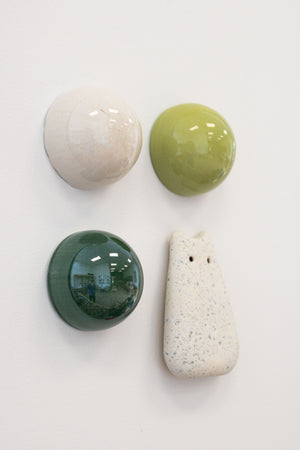 Meadow Ceramic Dome Set With Creature (4)