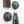 Forest Ceramic Dome Set With Creature (4)