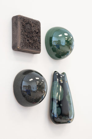 Forest Ceramic Dome Set With Creature (4)