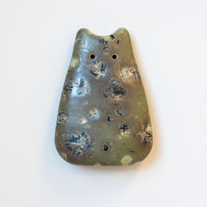 Aurora Green Ceramic Wall Creature
