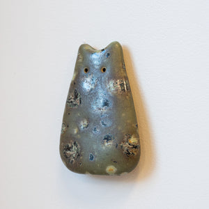 Aurora Green Ceramic Wall Creature