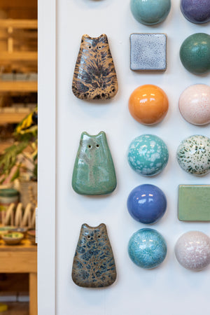 Green Tea Ceramic Wall Creature