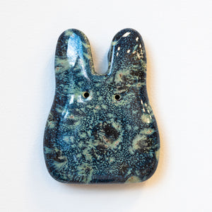 Starry Night Ceramic Wall Bunny