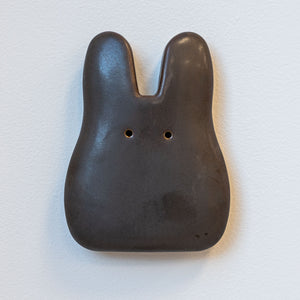 Black Walnut Ceramic Bunny