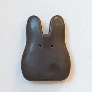 Black Walnut Ceramic Bunny
