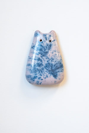 Purple Aster Ceramic Wall Creature