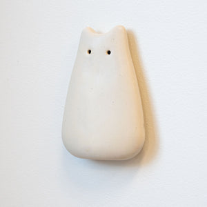 Alabaster Ceramic Wall Creature