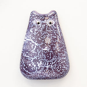 Speckled Lavender Ceramic Wall Creature