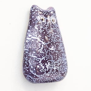 Speckled Lavender Ceramic Wall Creature